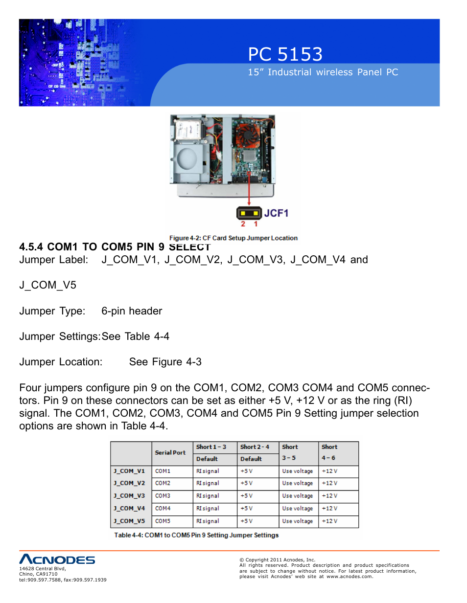 Pc 5153 | Acnodes PC 5153 User Manual | Page 30 / 97