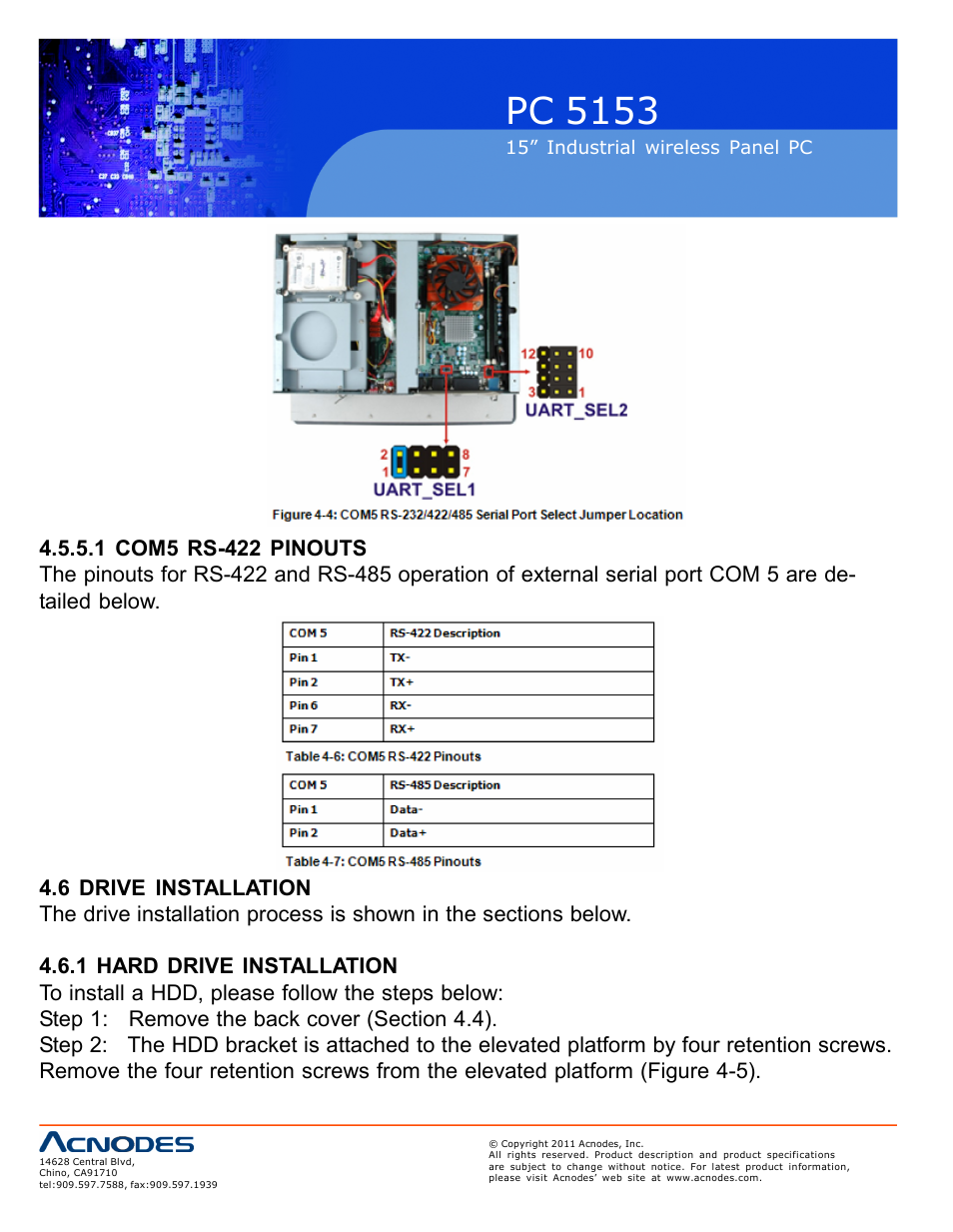 Pc 5153 | Acnodes PC 5153 User Manual | Page 32 / 97