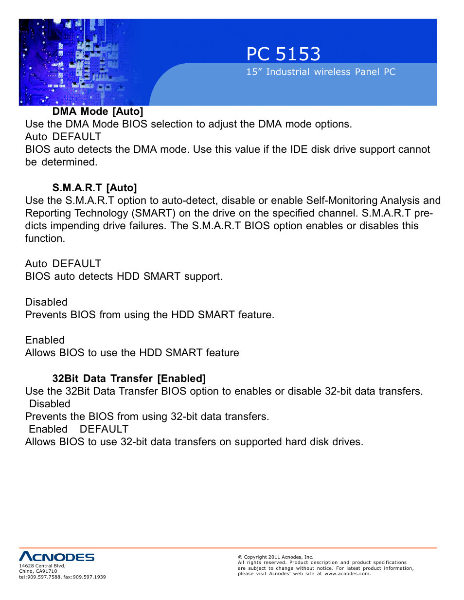 Pc 5153 | Acnodes PC 5153 User Manual | Page 60 / 97