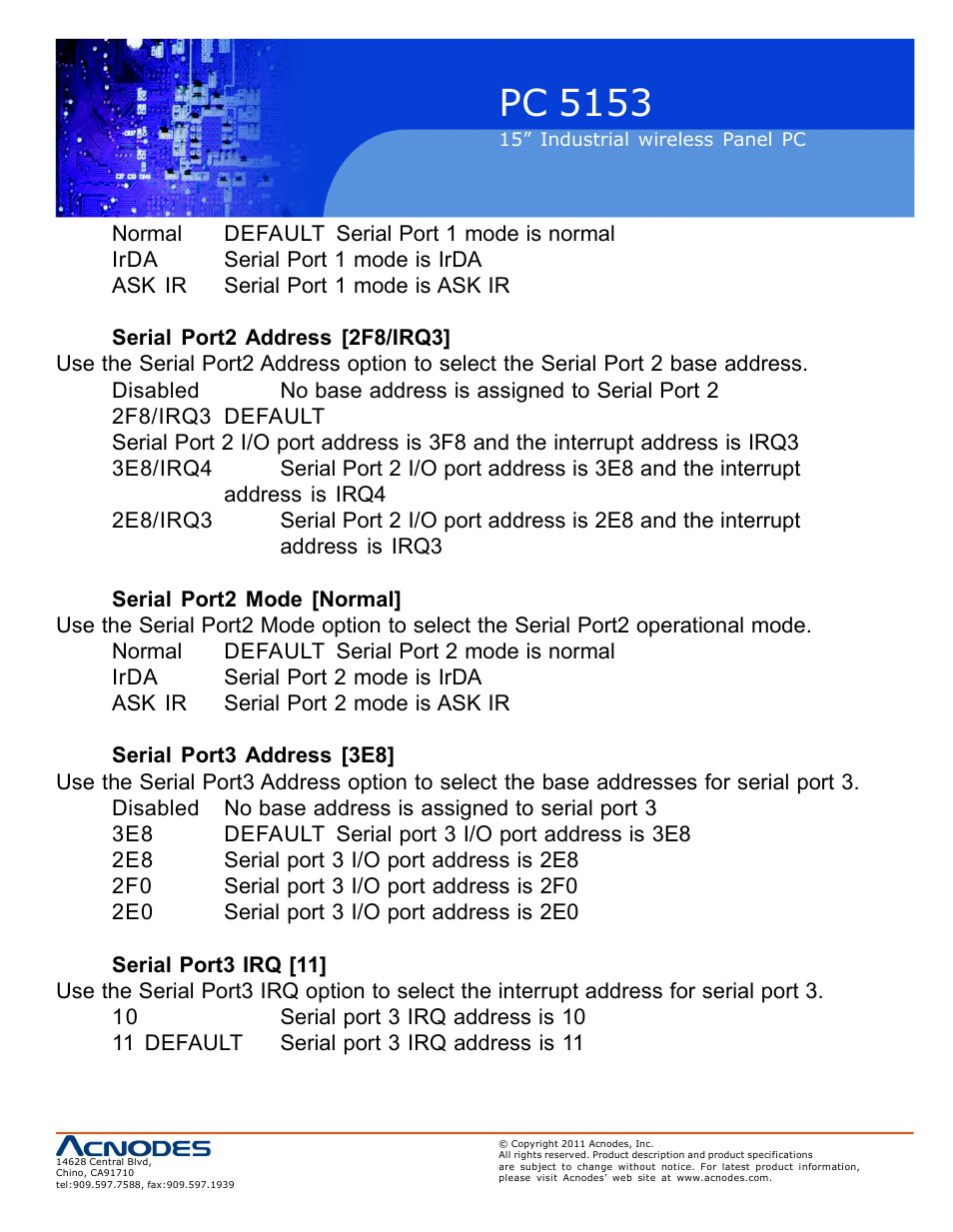 Pc 5153 | Acnodes PC 5153 User Manual | Page 63 / 97