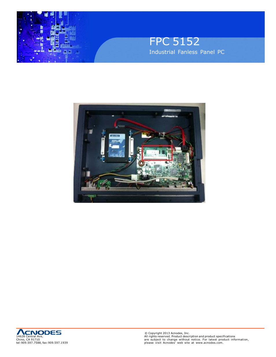 Fpc 5152 | Acnodes PC 5152 User Manual | Page 23 / 44