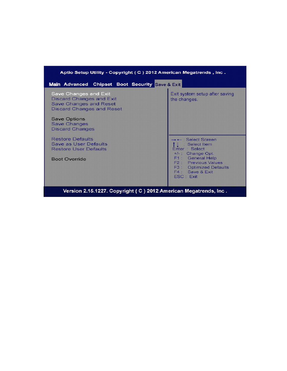 8 save & exit menu | Acnodes PC 5152 User Manual | Page 40 / 44