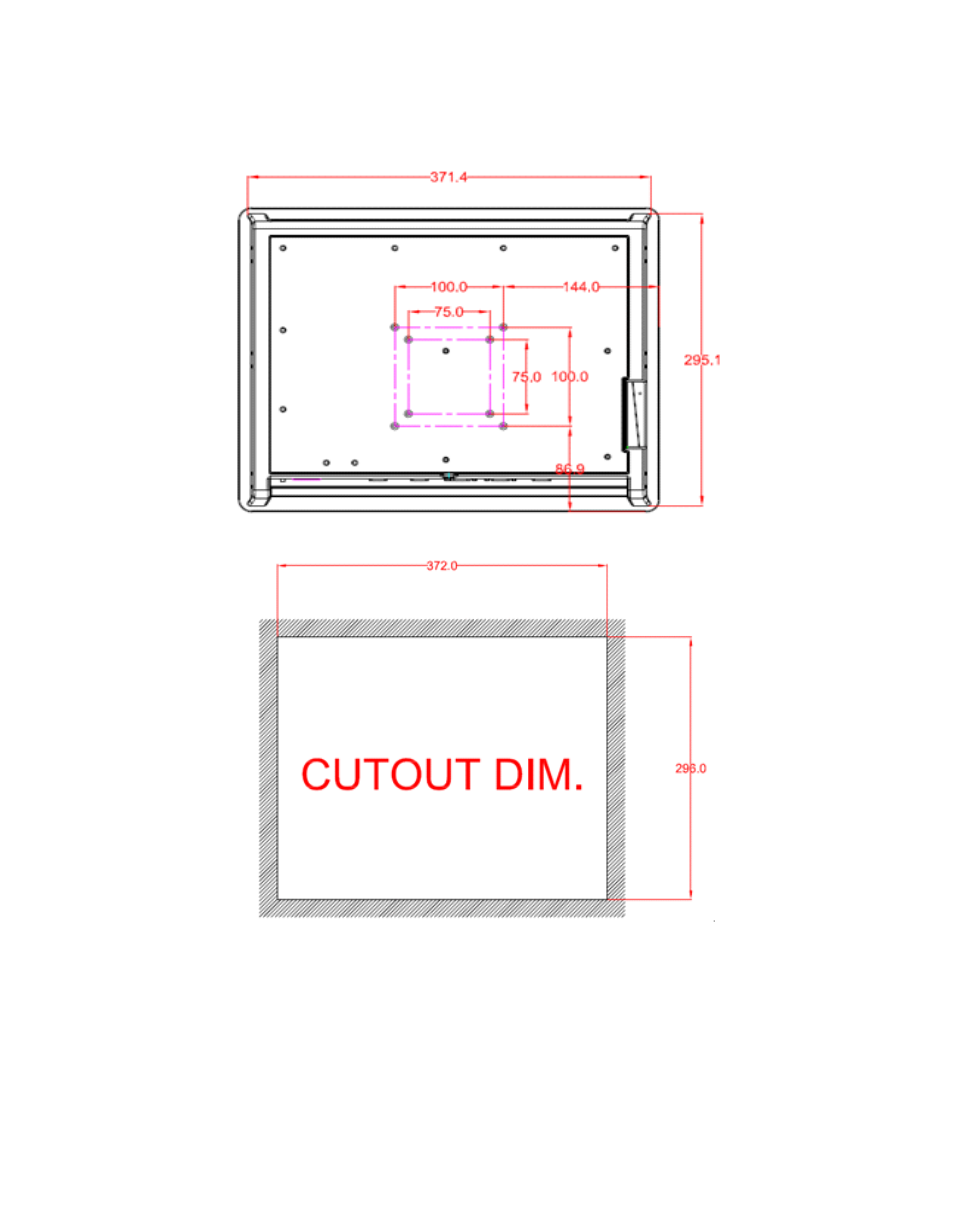 3 dimensions | Acnodes PC 5152 User Manual | Page 8 / 44