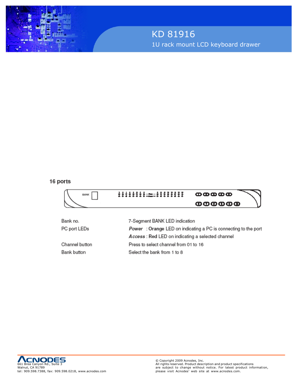 Acnodes KD 81916 User Manual | Page 17 / 22