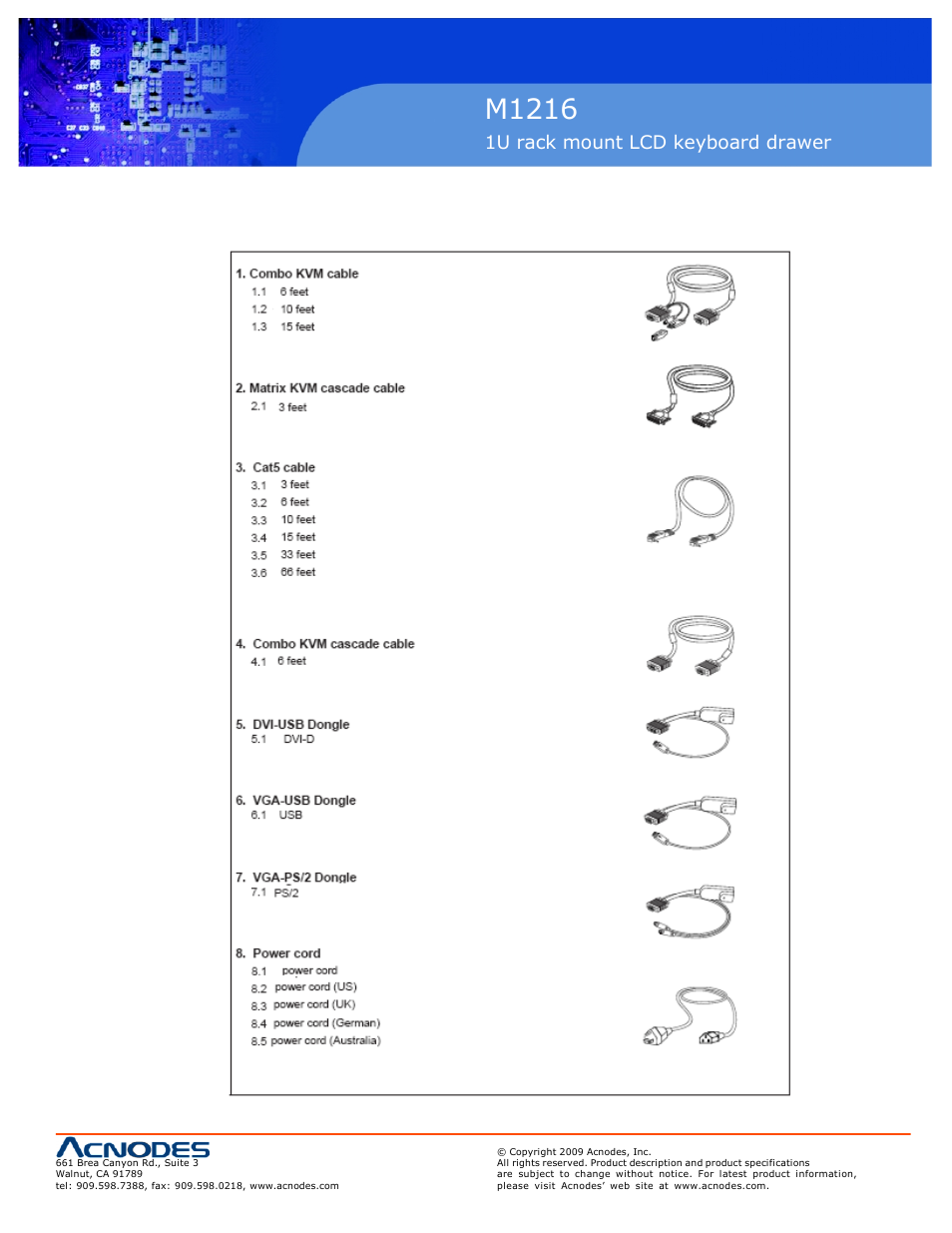 M1216 | Acnodes M 1216 User Manual | Page 27 / 28