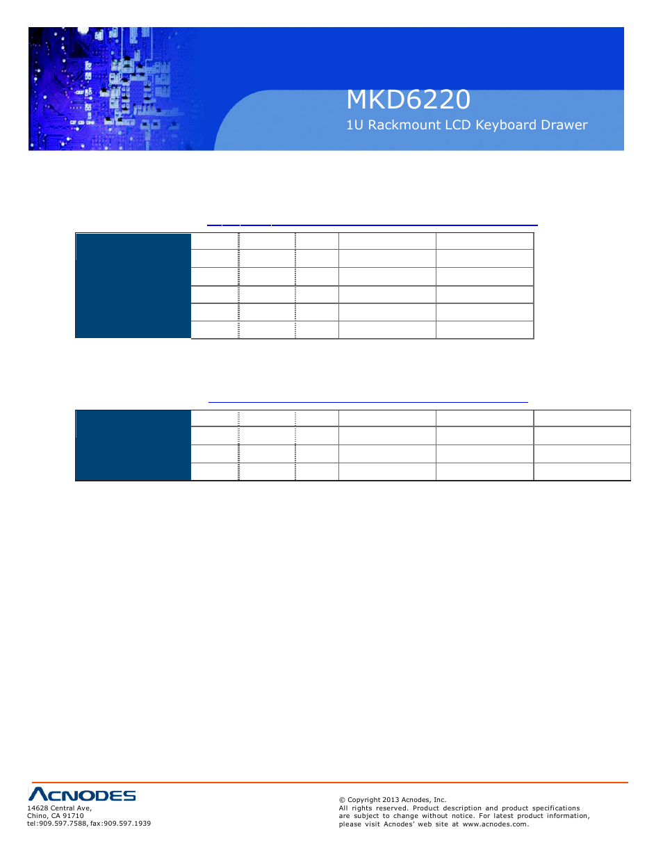 Mkd6220, Part. 4 > kvm integration | Acnodes MKD 6220 User Manual | Page 4 / 15