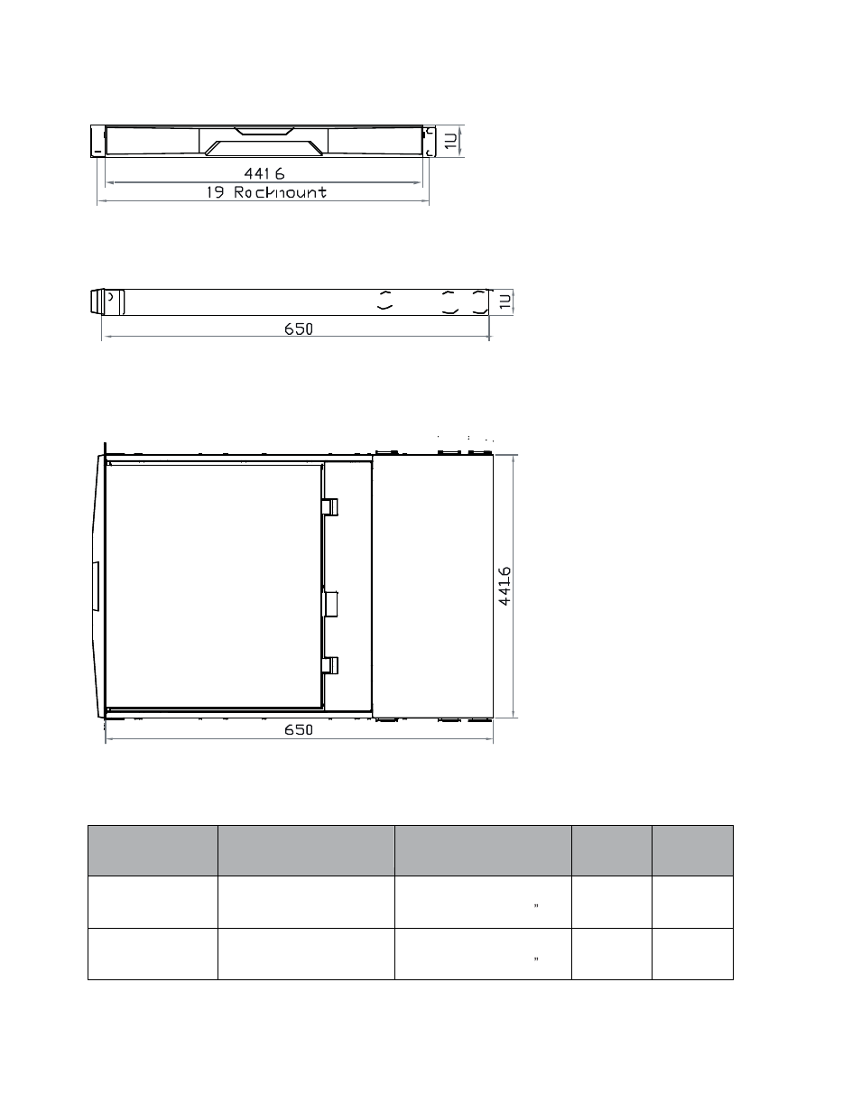 2 > dimension | Acnodes KDM 8190V User Manual | Page 7 / 16