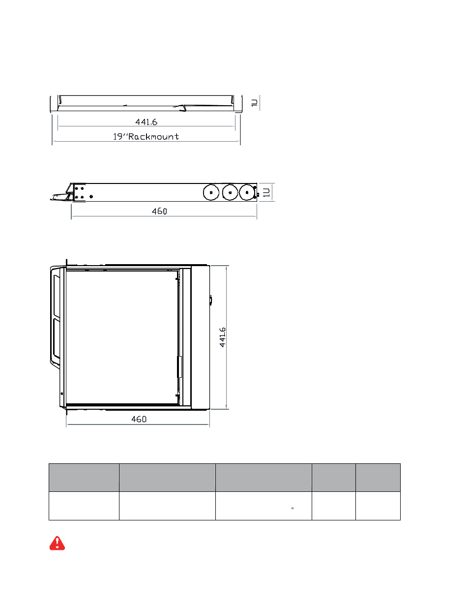 2 > dimension | Acnodes KDW 8190 User Manual | Page 6 / 18