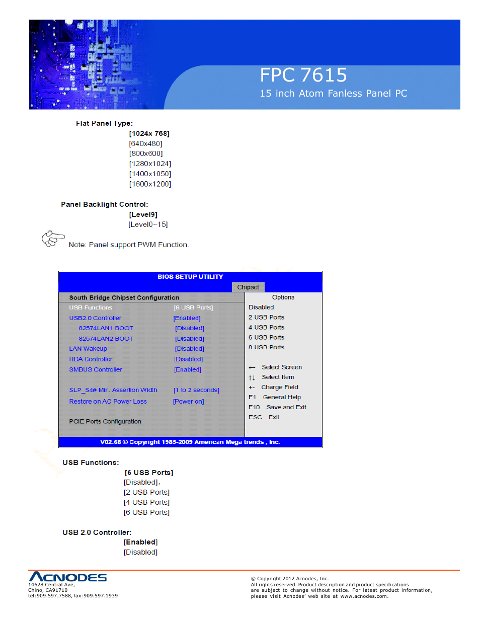 Fpc 7615 | Acnodes FPC 7615 User Manual | Page 49 / 88