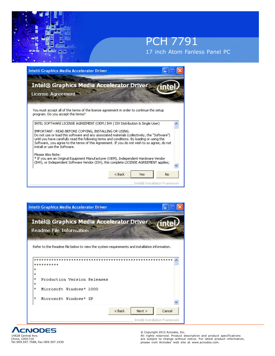 Pch 7791 | Acnodes PCH 7791 User Manual | Page 78 / 99