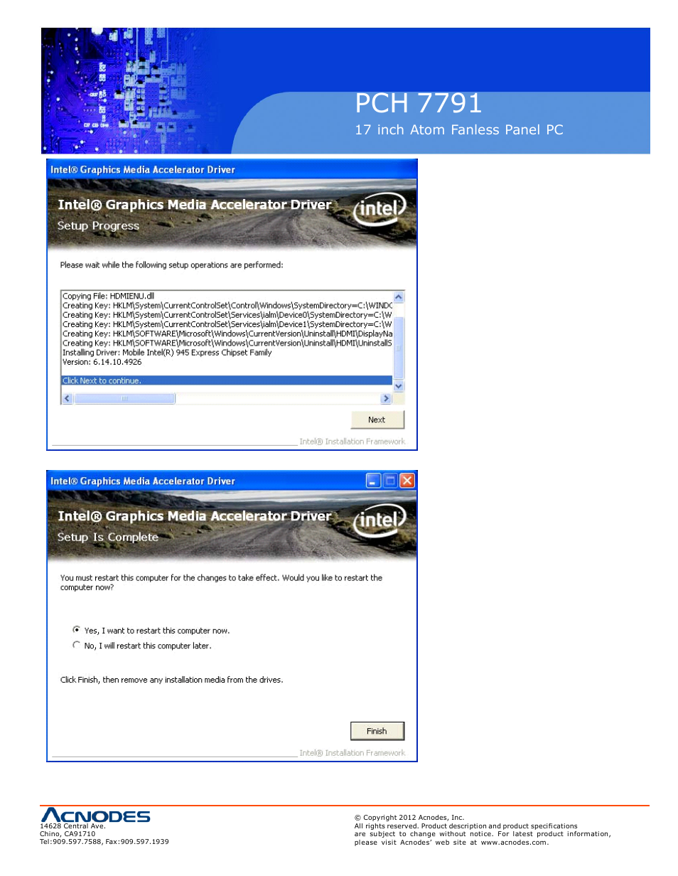 Pch 7791 | Acnodes PCH 7791 User Manual | Page 79 / 99