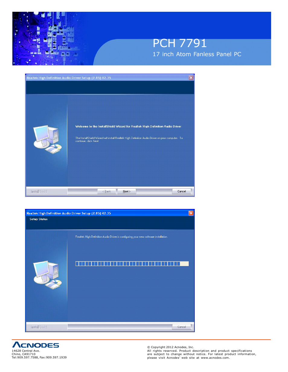 Pch 7791 | Acnodes PCH 7791 User Manual | Page 84 / 99