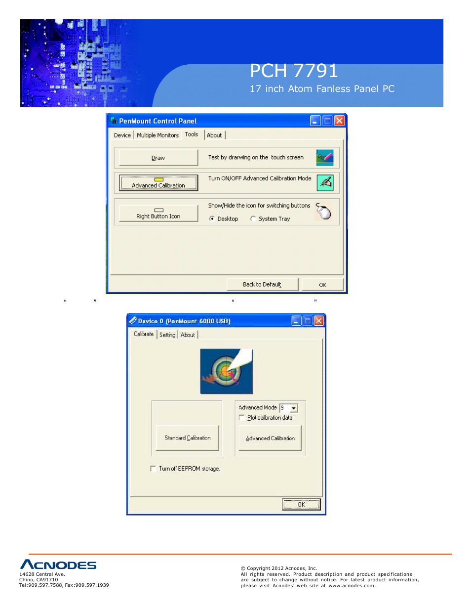 Pch 7791 | Acnodes PCH 7791 User Manual | Page 92 / 99