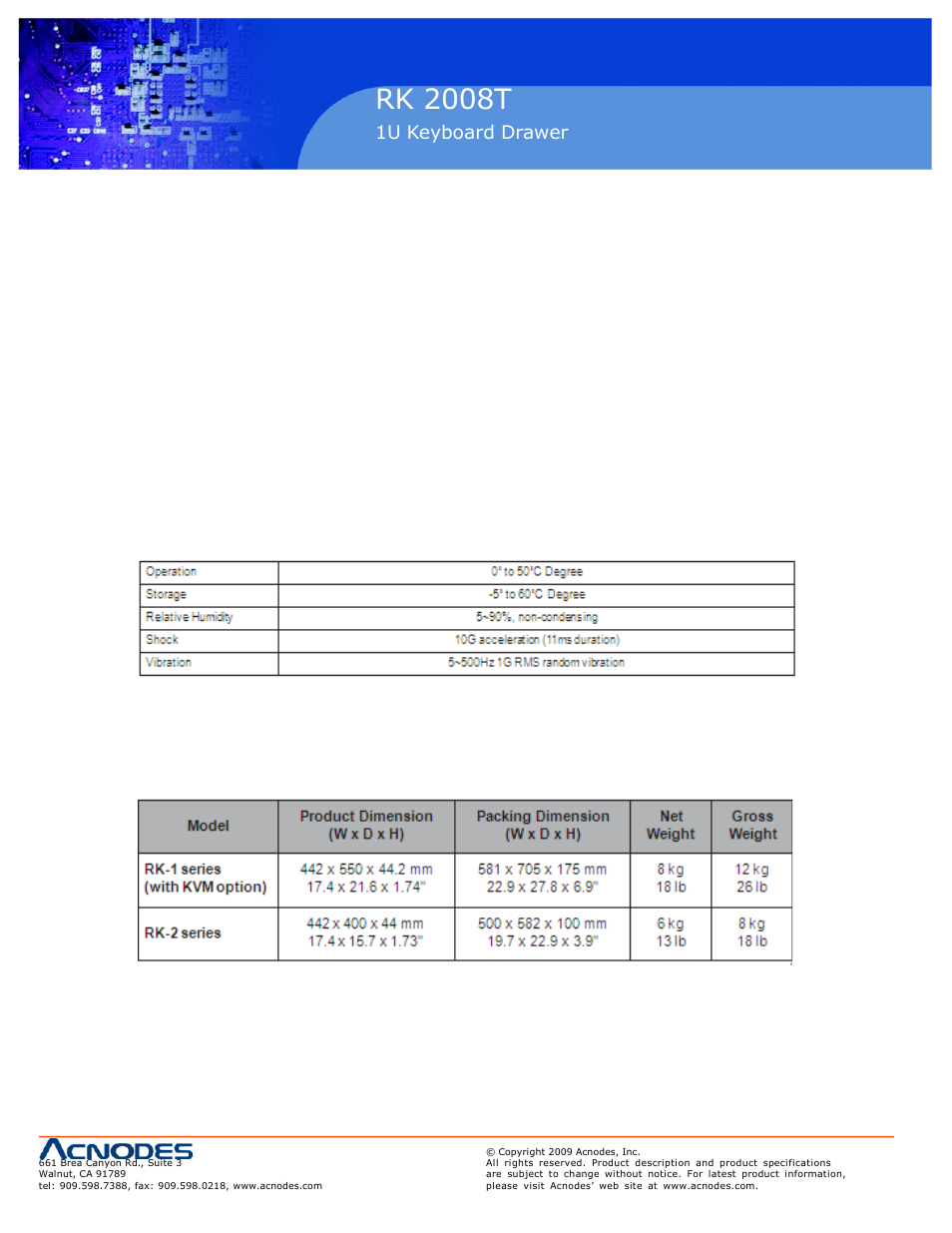 Pc 5150, Rk 2008t | Acnodes RK 2008T User Manual | Page 10 / 10