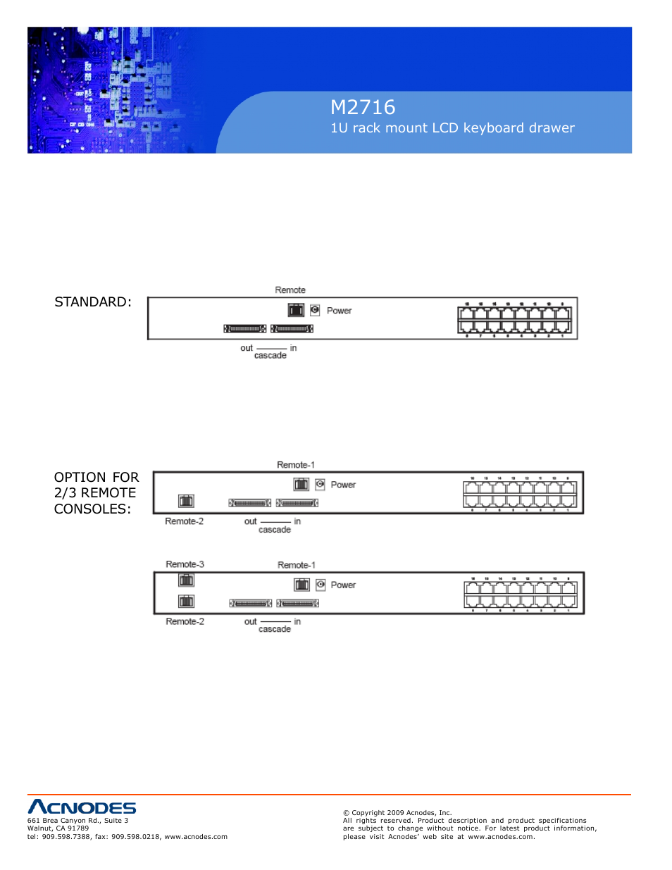 M2716 | Acnodes M 2716 User Manual | Page 16 / 27
