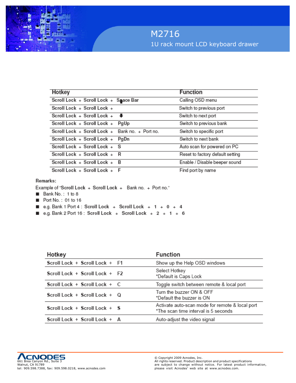 M2716 | Acnodes M 2716 User Manual | Page 25 / 27