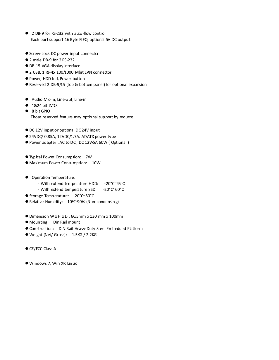 Acnodes FES 2213 User Manual | Page 7 / 57
