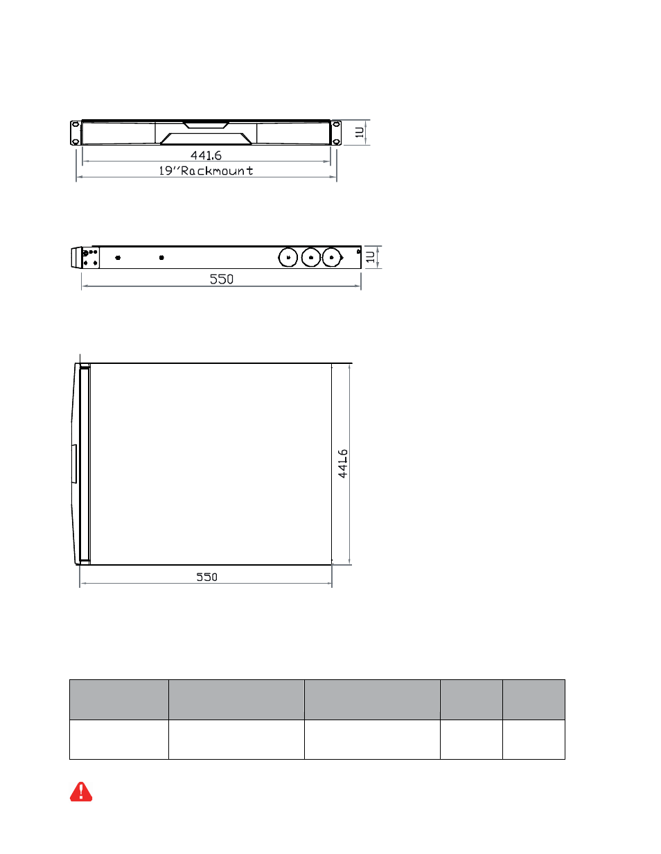 2 > dimension | Acnodes RK 1050B User Manual | Page 6 / 12