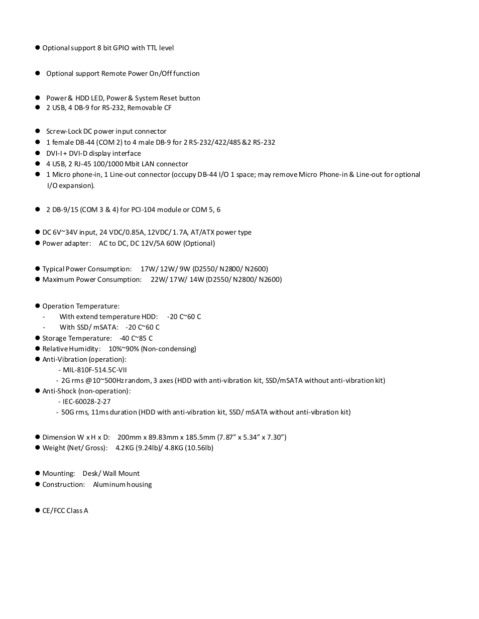 Acnodes FES 2236 User Manual | Page 7 / 49