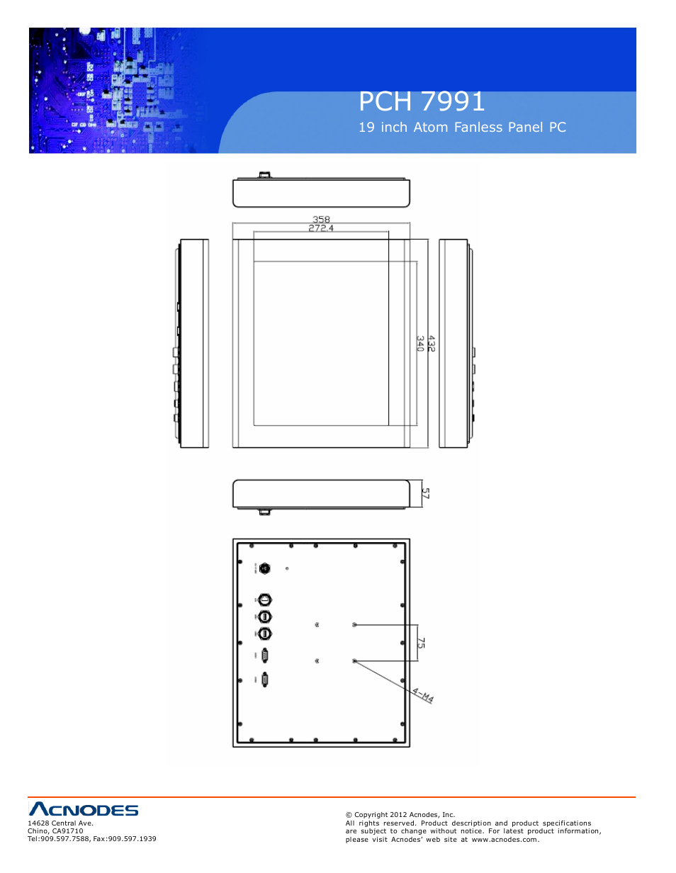 Pch 7991 | Acnodes PCH 7991 User Manual | Page 10 / 99