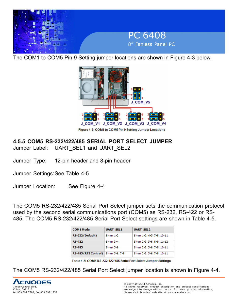 Pc 6408 | Acnodes PC 6408 User Manual | Page 32 / 98