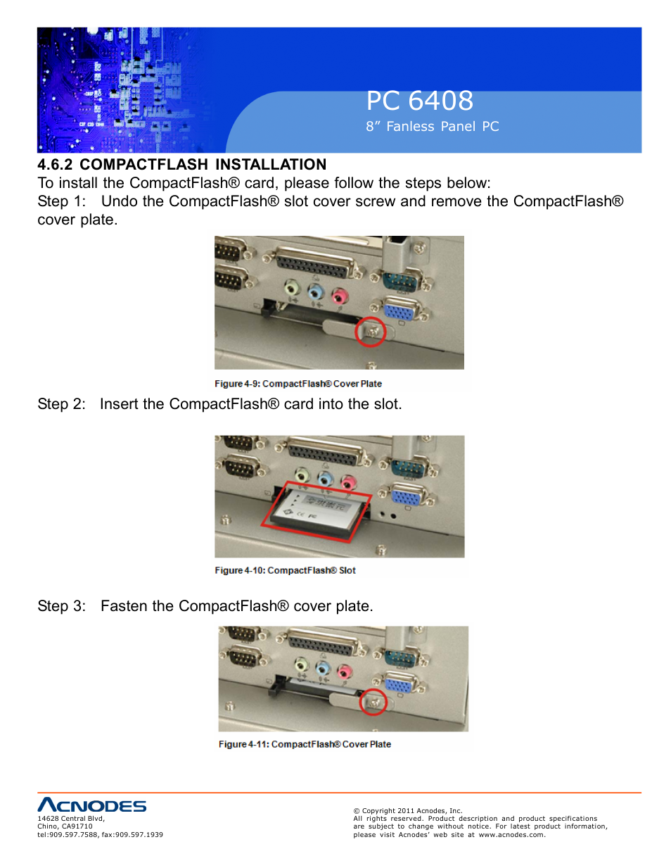 Pc 6408 | Acnodes PC 6408 User Manual | Page 36 / 98