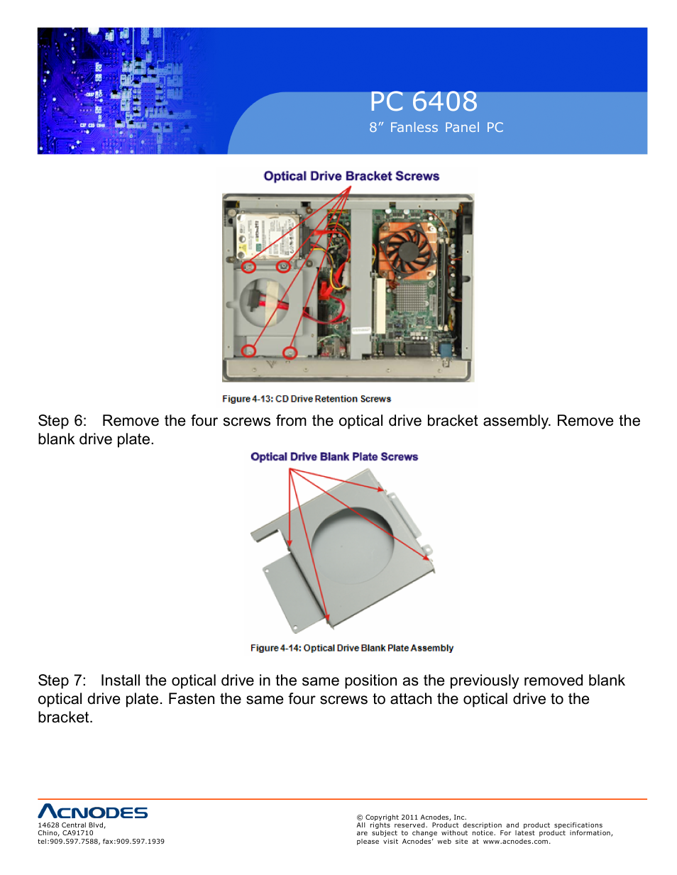 Pc 6408 | Acnodes PC 6408 User Manual | Page 38 / 98
