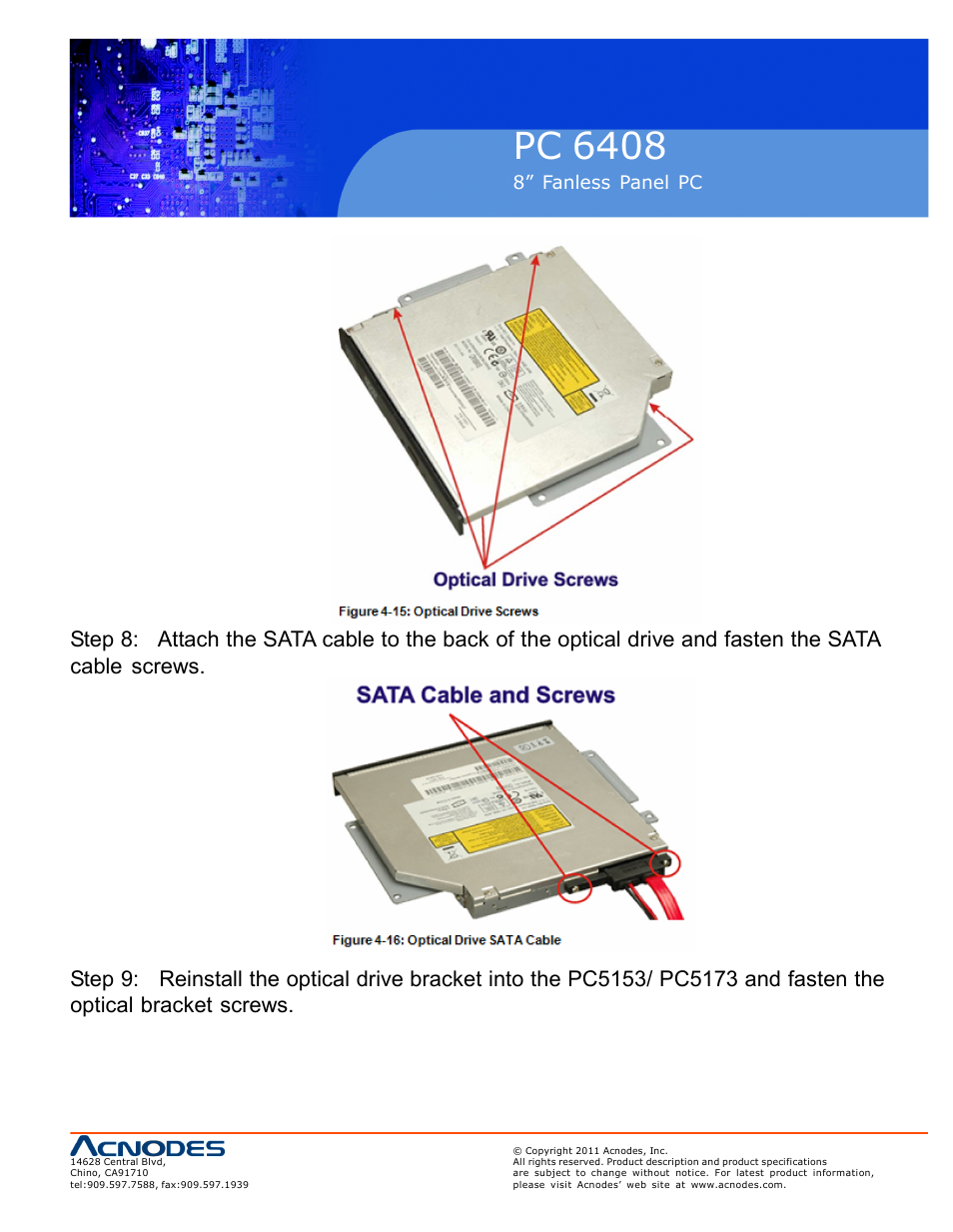 Pc 6408 | Acnodes PC 6408 User Manual | Page 39 / 98