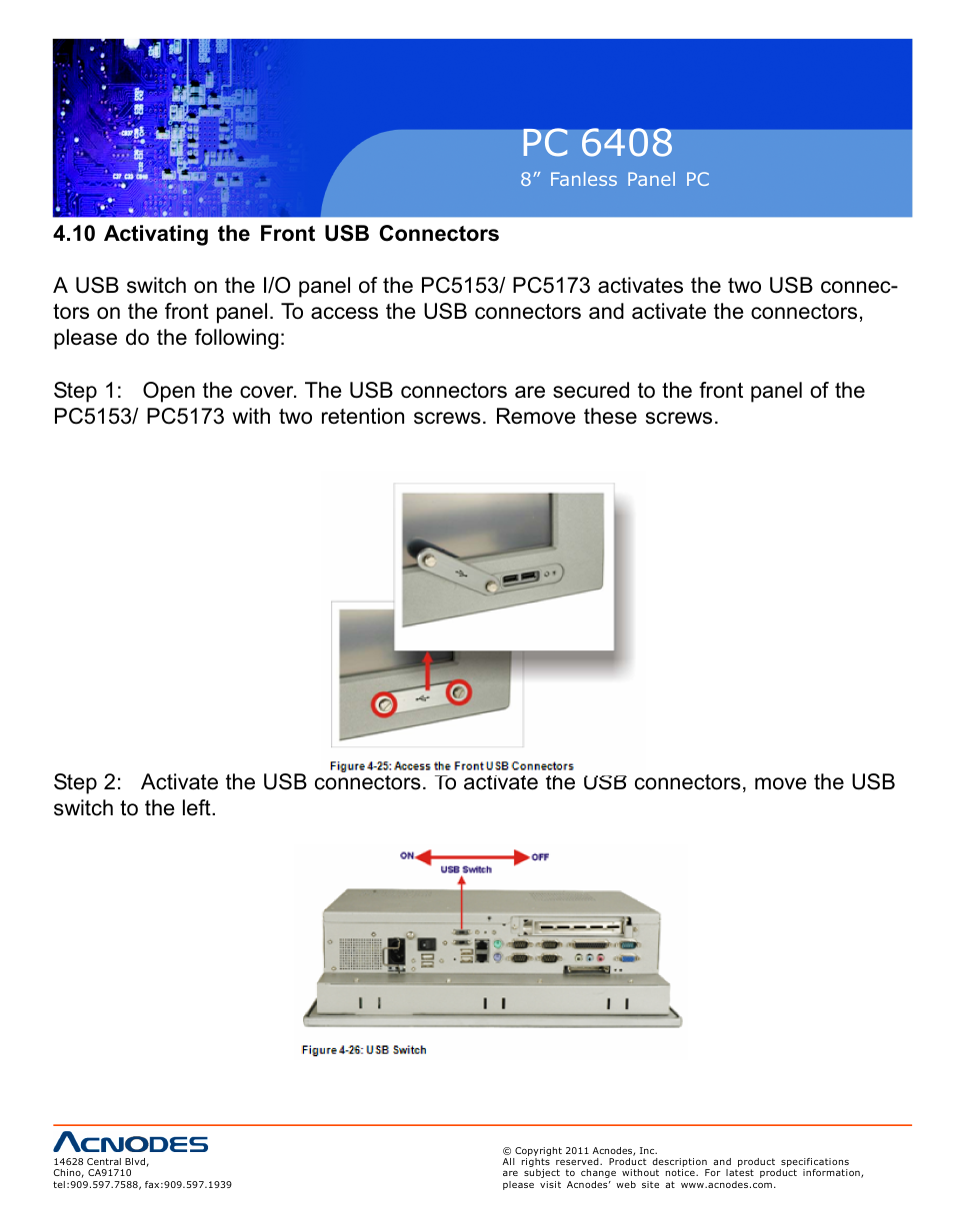 Pc 6408 | Acnodes PC 6408 User Manual | Page 44 / 98