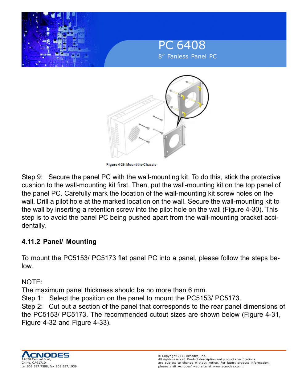 Pc 6408 | Acnodes PC 6408 User Manual | Page 47 / 98