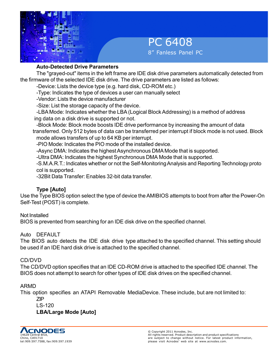 Pc 6408 | Acnodes PC 6408 User Manual | Page 59 / 98