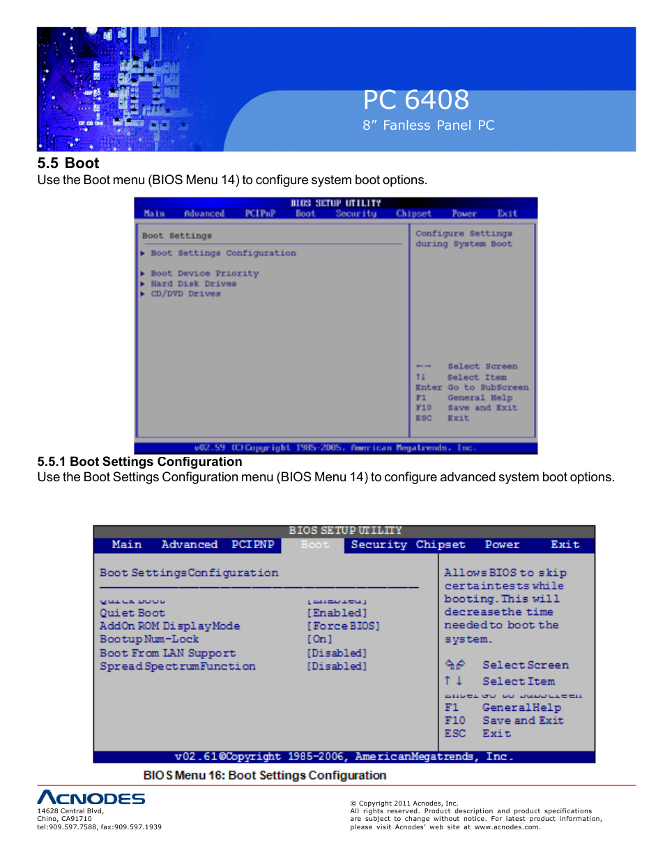 Pc 6408, 5 boot | Acnodes PC 6408 User Manual | Page 76 / 98