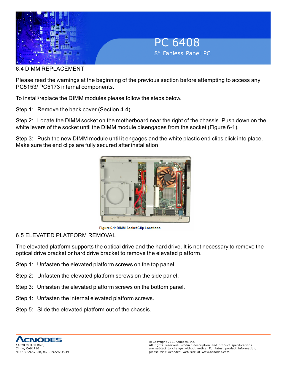 Pc 6408 | Acnodes PC 6408 User Manual | Page 84 / 98