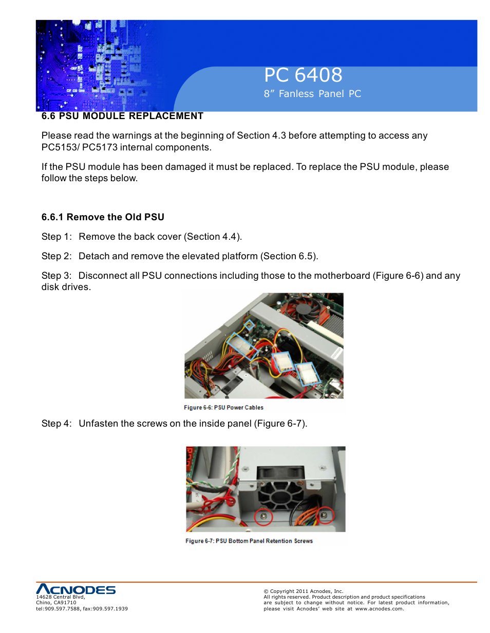 Pc 6408 | Acnodes PC 6408 User Manual | Page 85 / 98