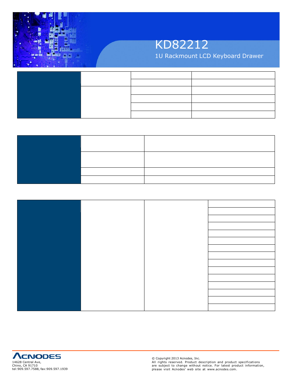 Acnodes KD 82212 User Manual | Page 10 / 20
