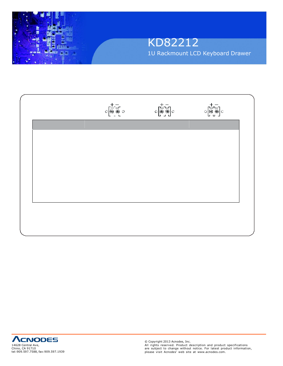 Acnodes KD 82212 User Manual | Page 20 / 20