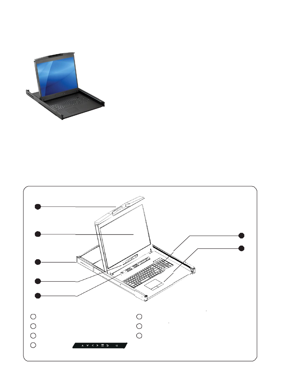 Part 1 > < 1.1 > package content, 2 > structure diagram | Acnodes KD 82212 User Manual | Page 5 / 20