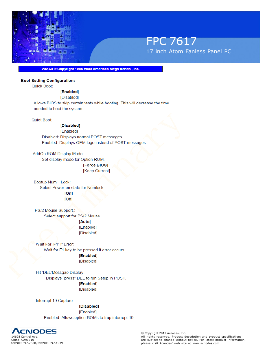 Fpc 7617 | Acnodes FPC 7617 User Manual | Page 44 / 88