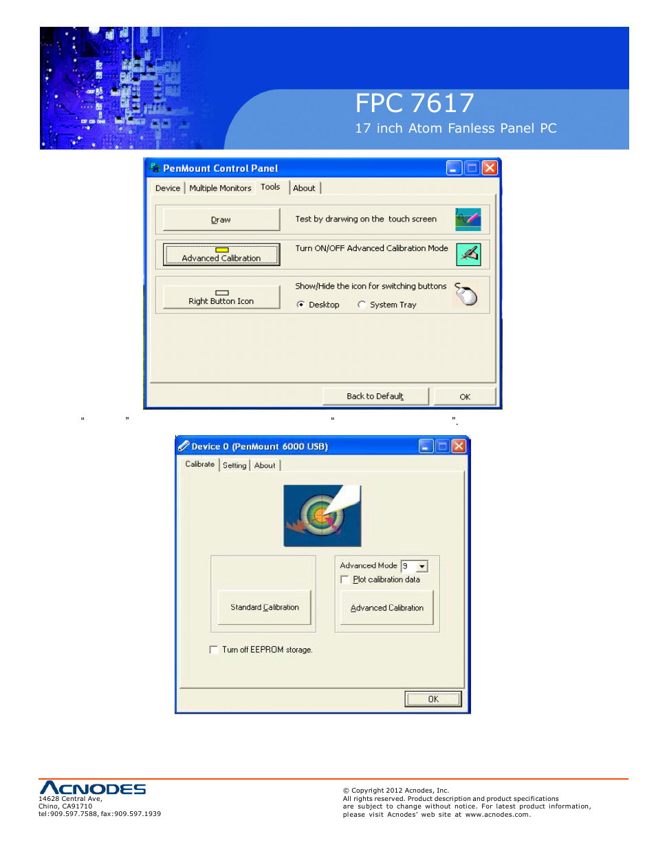 Fpc 7617 | Acnodes FPC 7617 User Manual | Page 81 / 88