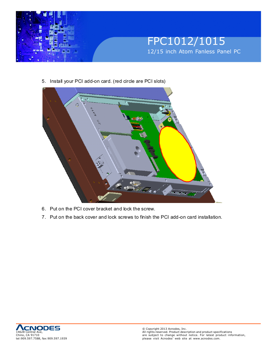 12/15 inch atom fanless panel pc | Acnodes FPC 1012 User Manual | Page 11 / 13