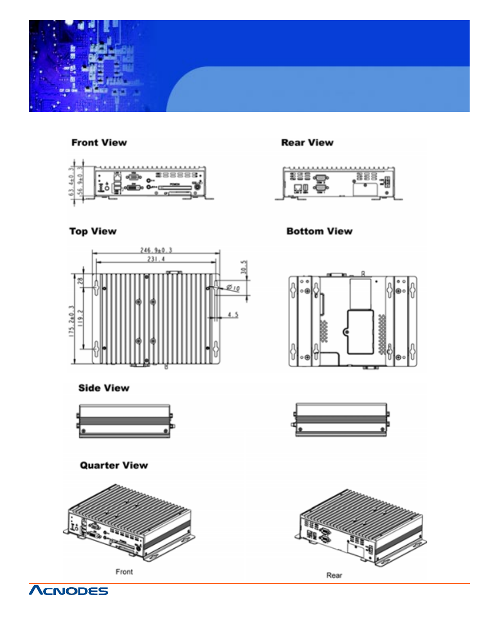 Fes7510, 2 case illustration | Acnodes FES 7510 User Manual | Page 9 / 107