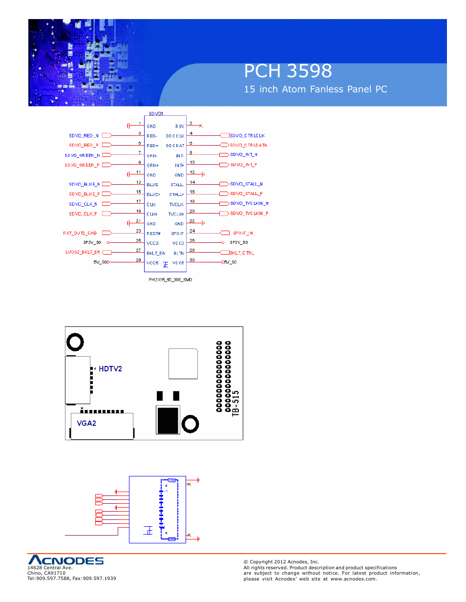 Pch 3598, 15 inch atom fanless panel pc | Acnodes PCH 3598 User Manual | Page 23 / 82