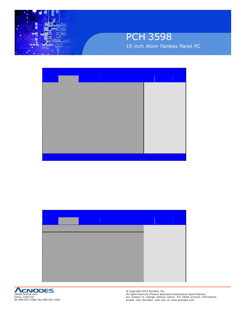Pch 3598 | Acnodes PCH 3598 User Manual | Page 35 / 82