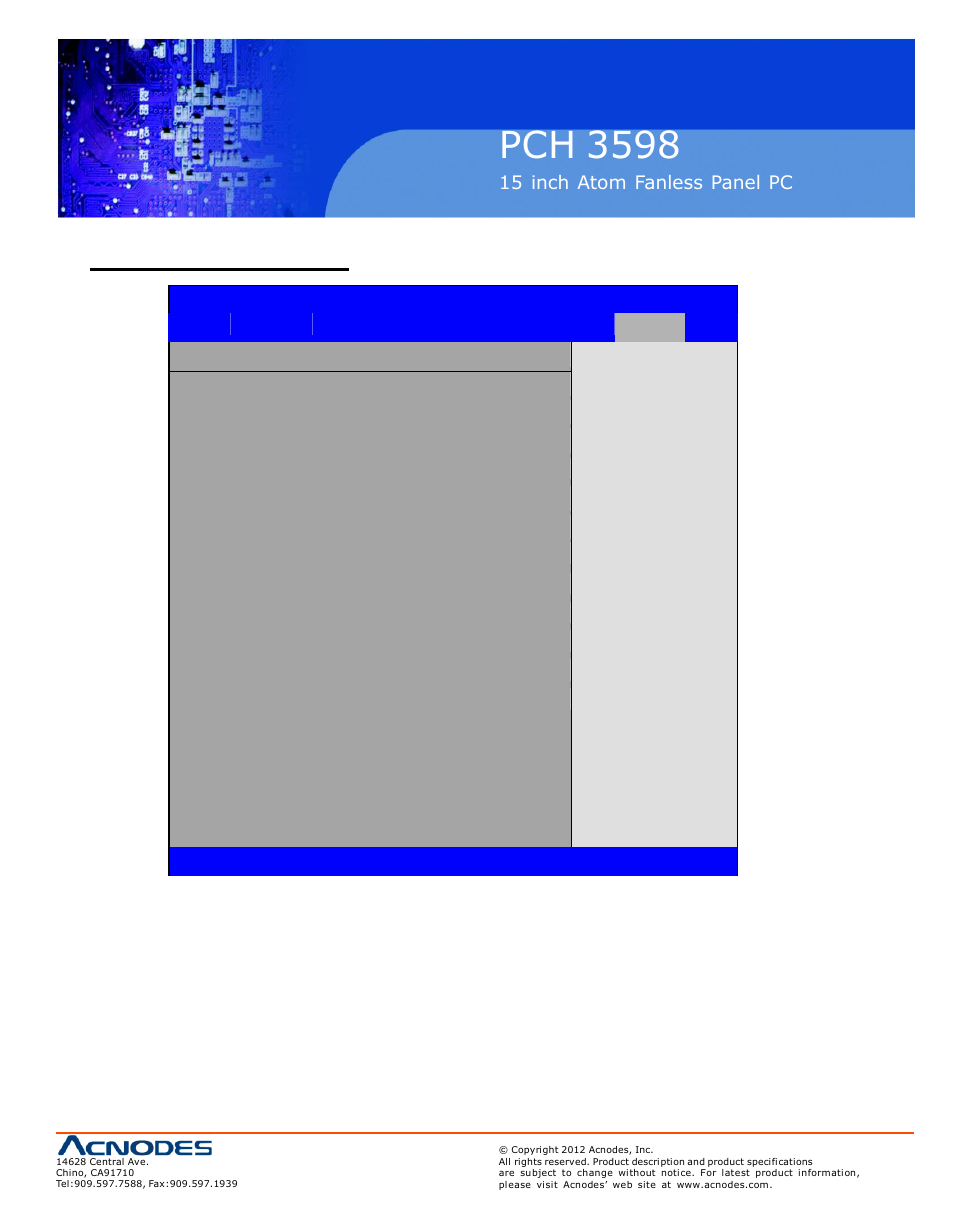 Pch 3598, 9 exit options | Acnodes PCH 3598 User Manual | Page 51 / 82