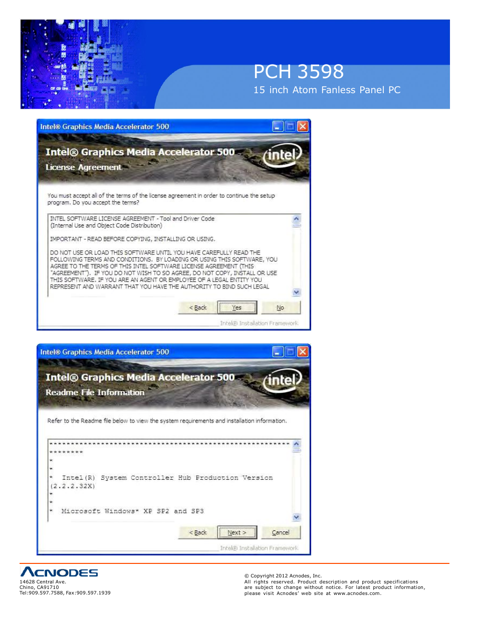 Pch 3598 | Acnodes PCH 3598 User Manual | Page 58 / 82