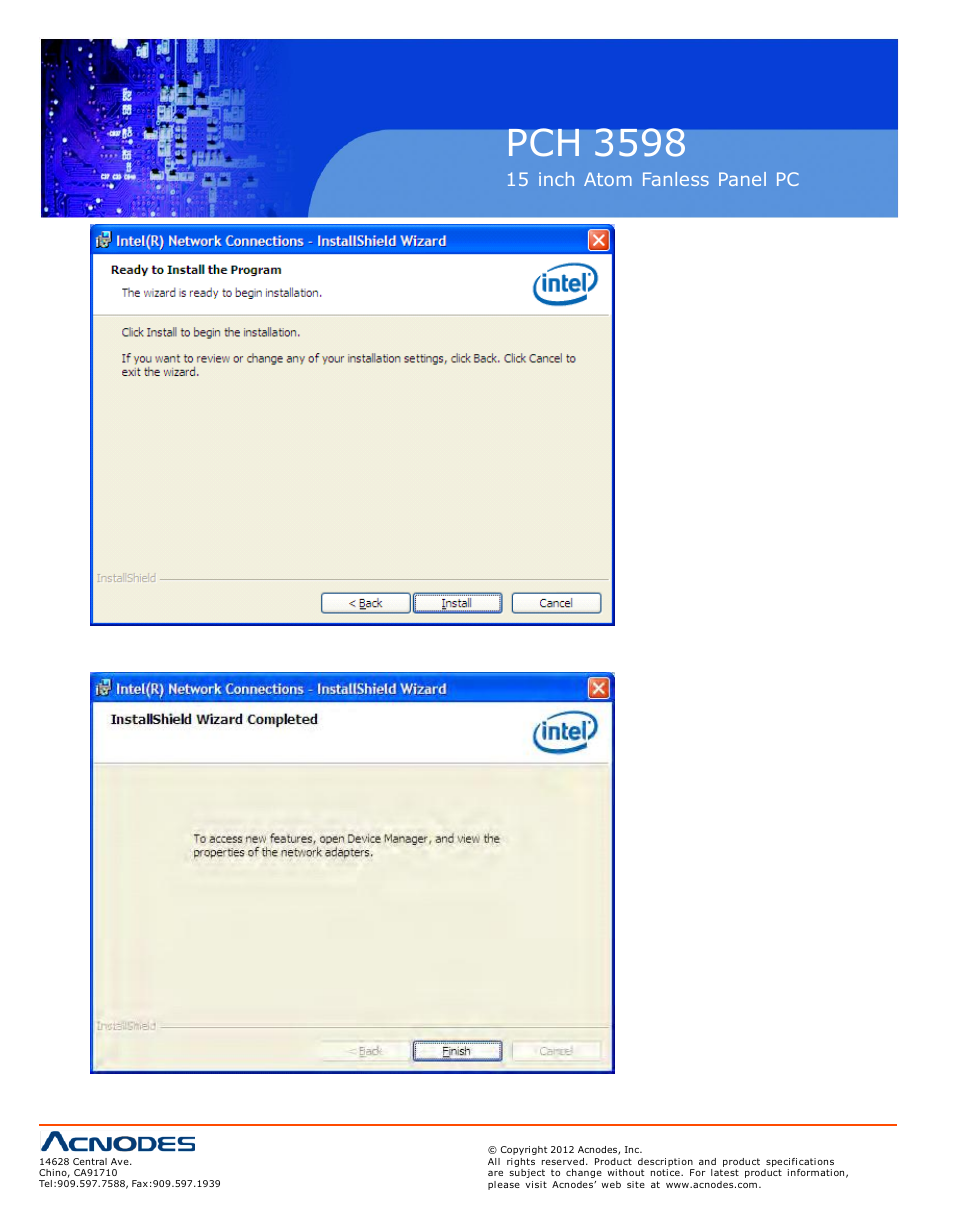 Pch 3598 | Acnodes PCH 3598 User Manual | Page 62 / 82