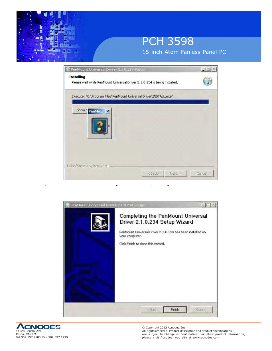 Pch 3598 | Acnodes PCH 3598 User Manual | Page 69 / 82