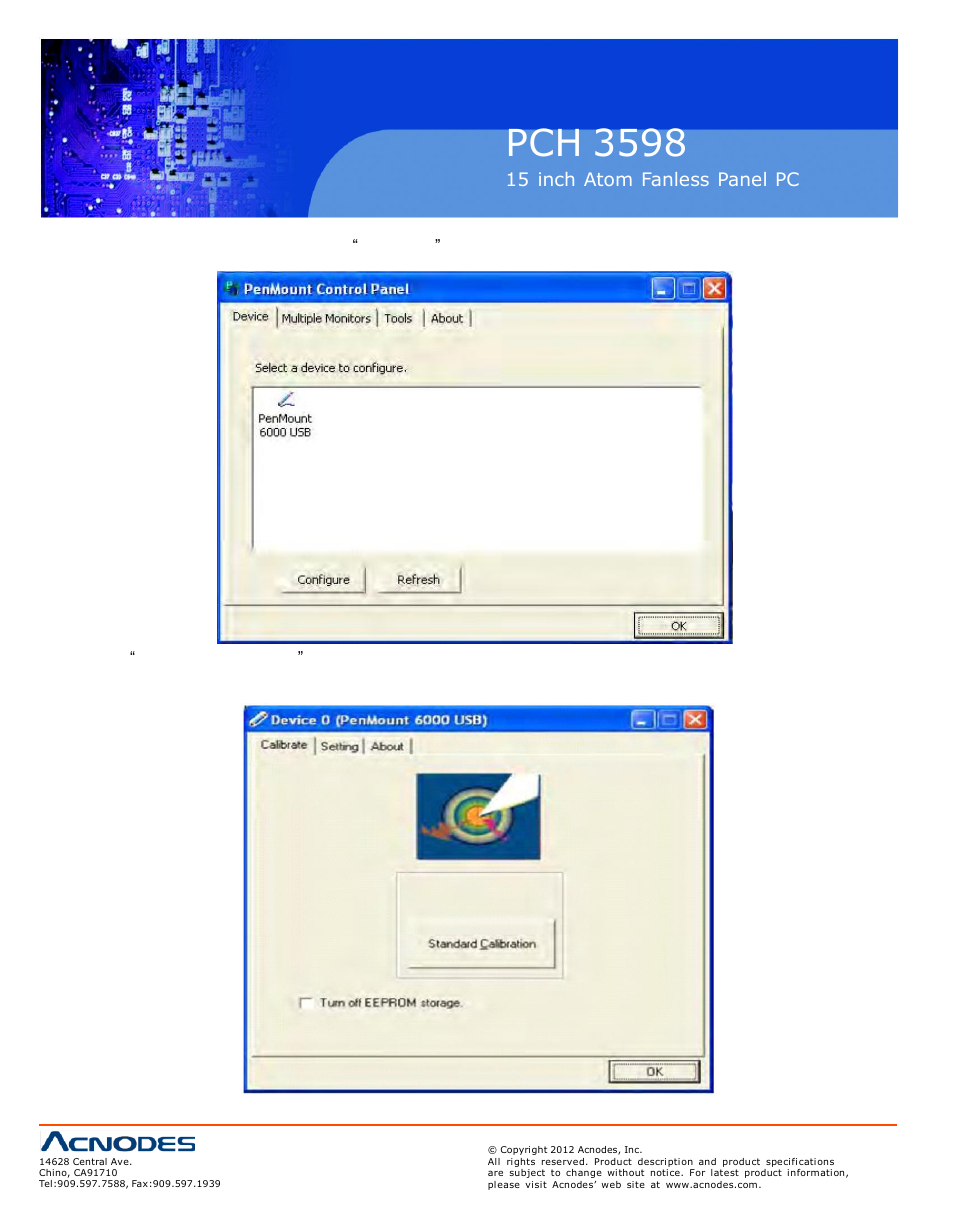 Pch 3598 | Acnodes PCH 3598 User Manual | Page 72 / 82
