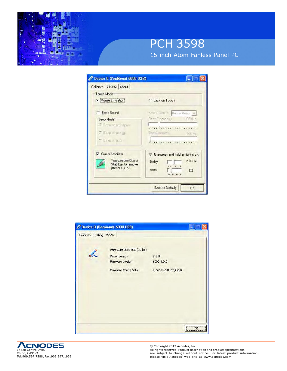 Pch 3598, About | Acnodes PCH 3598 User Manual | Page 77 / 82