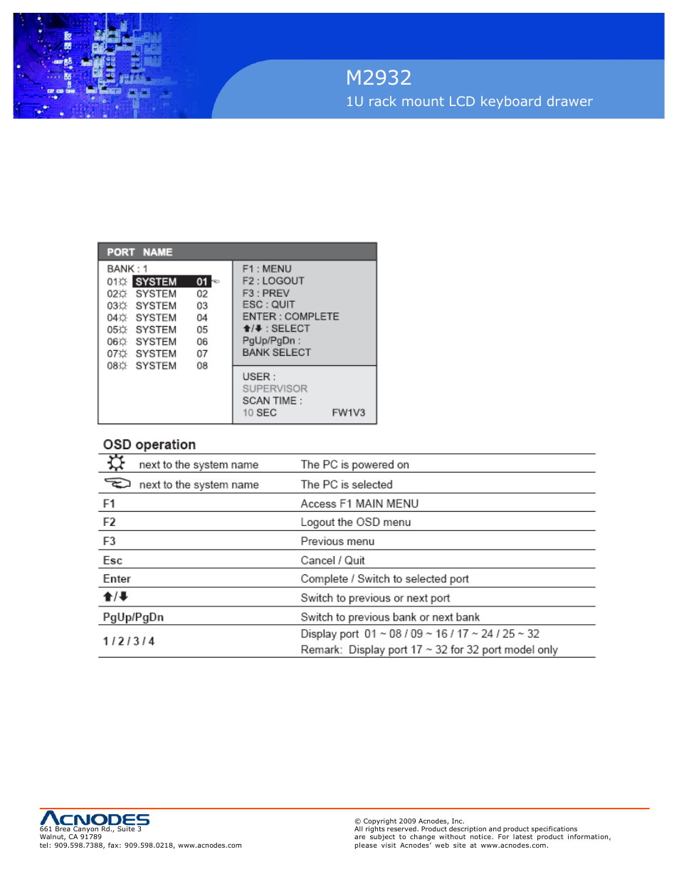 M2932 | Acnodes M 2932 User Manual | Page 23 / 27